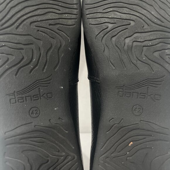 Dansko Larisa Loafers Womens Shoes EU 42 US 11-11.5 Black Milled Nappa Leather - Picture 7 of 9